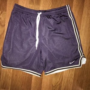 Purple Nike shorts